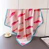 Ocean Wind School Fish Simulation Silk Printing High-end Shawl Versatile Large Square Scarf Sun Protection Scarf Silk Scarf Headscarf