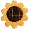 Cuscino decorativo a forma di girasole, resistente all'usura, lavabile, non sbiadisce, per divano e pavimento