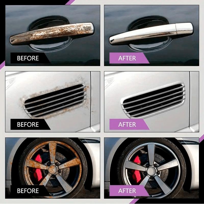 Car Chassis Polish, Multi-Functional Metal Polishing Spray | Restores The Luster of Metal Surfaces, Anti-Aging, Anti-Oxidation,