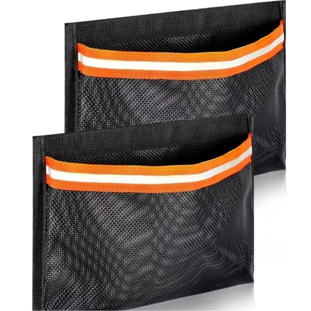 Removable Marine Organizers with Reflective Strips Deck Storage Pouch Boat Storage Mesh Bag  Kayak