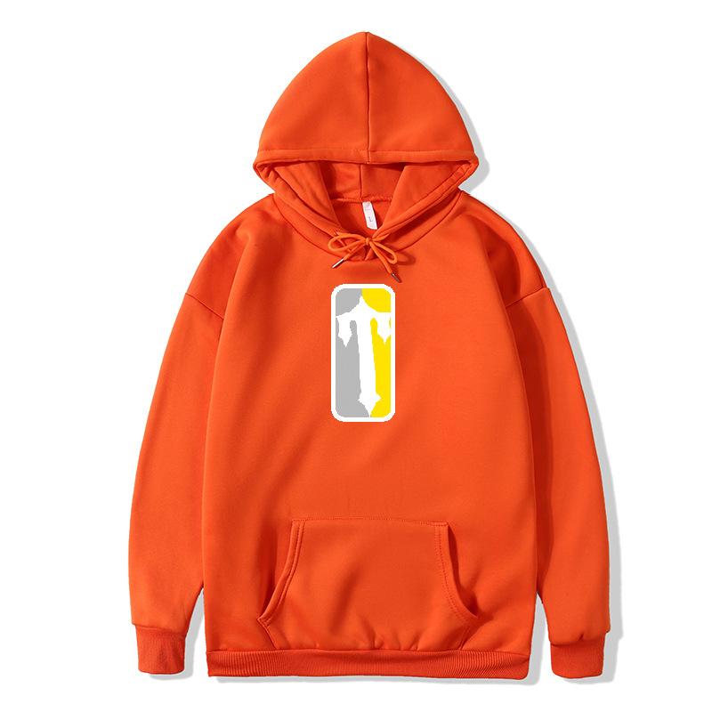 European and American Printed Hoodie Autumn and Winter Sweater Top