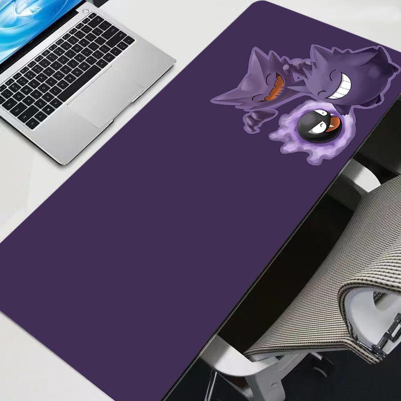 Mouse Pad Computer Laptop Anime Keyboard Mouse Mat Large Mousepad Gengar Pokemon Pikachu Keyboards Gamers Decoracion Desk Mat