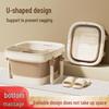 Portable Folding Foot Bath for Calf-High Soaks - Ideal for Home or Dorm, with Massage Feature for Adult Autumn/Winter Foot Care