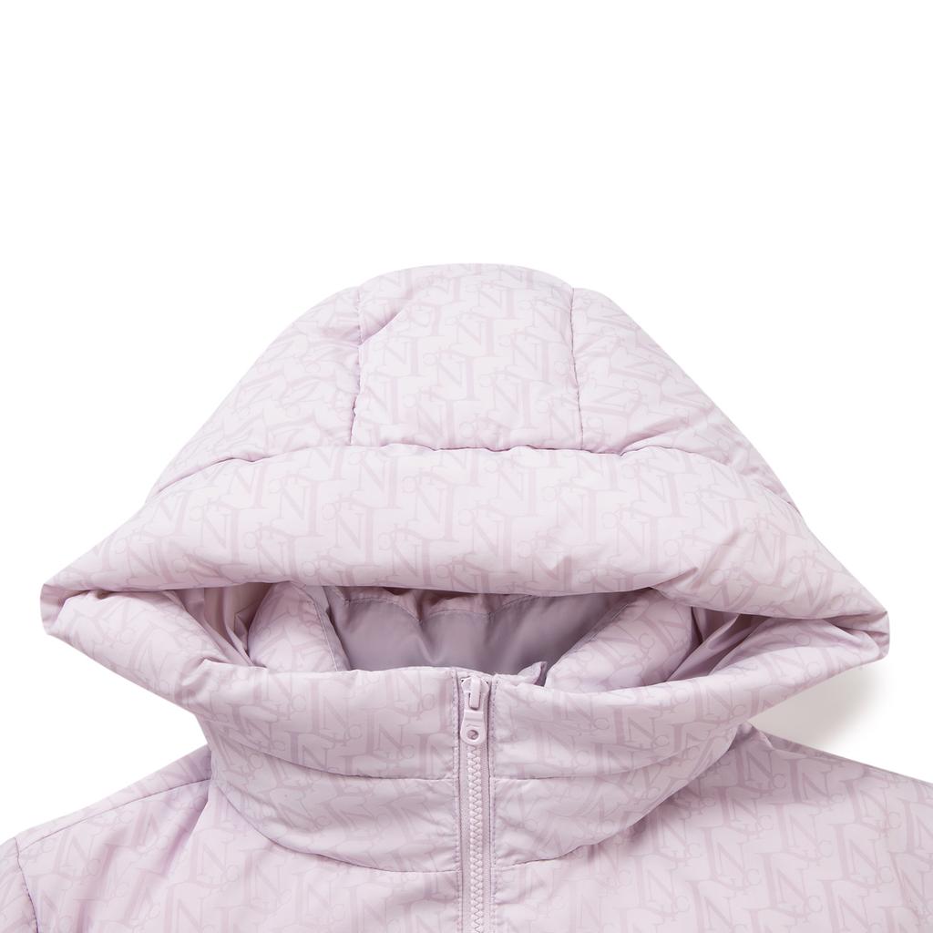 Li Ning Sports Lifestyle Series Windproof Water-Repellent Hooded Fashion Down Jacket Women outerwear AYMV392-5