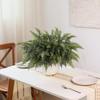 3pcs Simulated Christmas Cedar Branches Soft Glue Feel Simulated Green Plants Christmas Home Garden Decoration