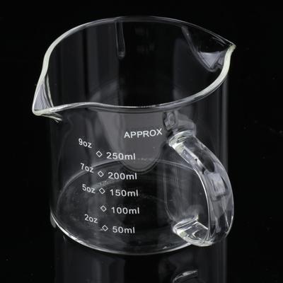 Espresso Mess Glas Krug Tasse Karaffe Doppel Ausläufe Multifunktionale Mini