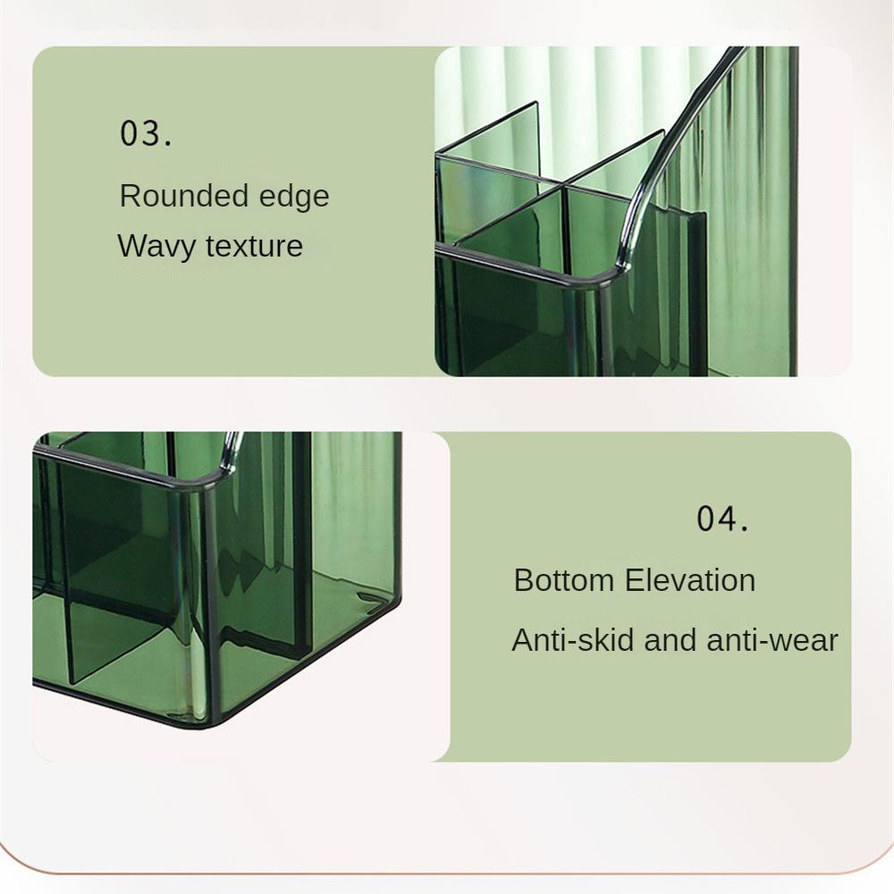 Moderne Kosmetikaufbewahrungsbox Großes Fassungsvermögen Kosmetik-Organizer Glatte Kanten Aufbewahren Mehrfach unterteilter Make-up-Aufbewahrungsorganizer