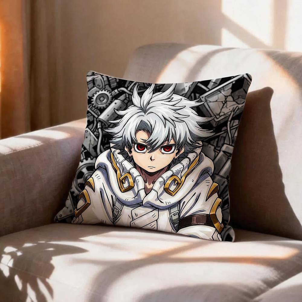 GGachiakuta Anime Series  Pillow Case Pattern Printed Pillowcase For Living Room Sofa Cushion Cover
