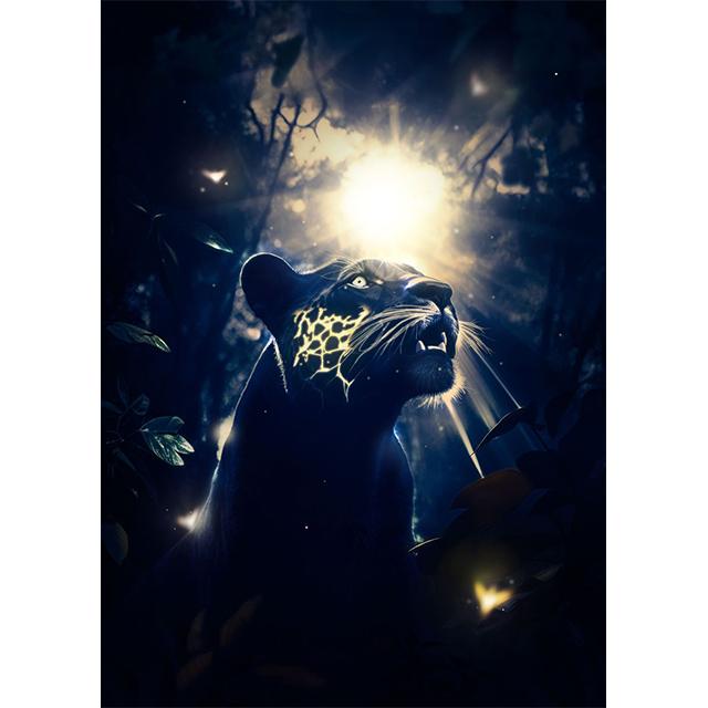 

Волшебные Фэнтези Животные Светящиеся Рога Принты Постер Холст Картина Современное Настенное Искусство Картинки Для Гостиной Спальни Домашний Декор 21x30cm No Framed