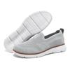 Fashion Retro Style Men's Casual Shoes Lightweight Knitted Walking Shoes Breathable Mesh Outdoor Traveling Flat Shoes