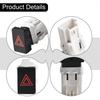 Black Hazard Light Switch For Nissan For Qashqai J10 2007 2013 Vehicles