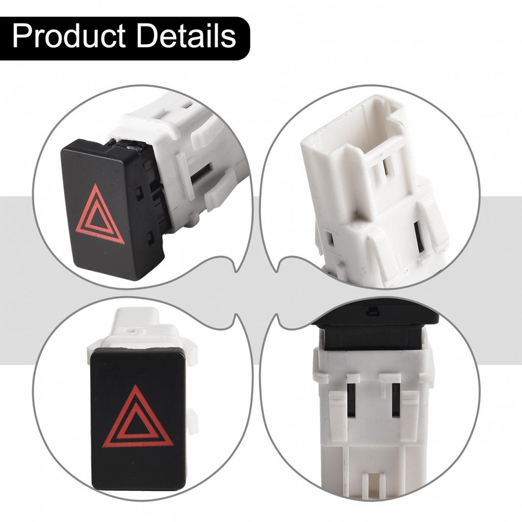 Black Hazard Light Switch For Nissan For Qashqai J10 2007 2013 Vehicles