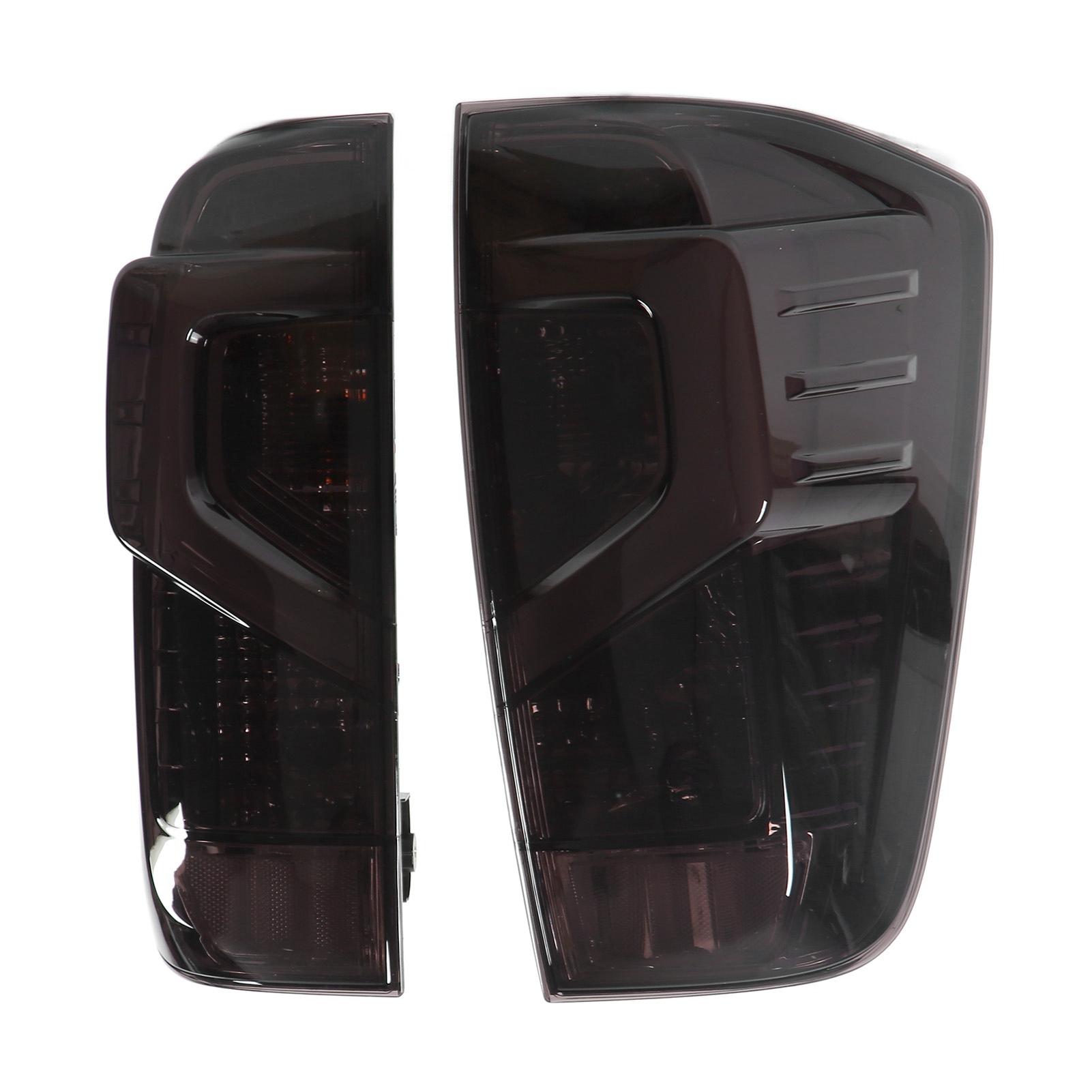 

2 шт. Автомобильные светодиодные задние фонари галогенные дымчатые линзы из поликарбоната для замены внешних фонарей для Navara NP300 2021