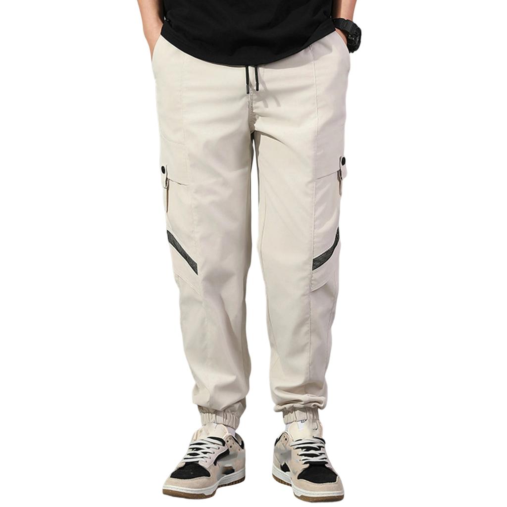 Męskie  Outdoorowe  Sportowe  Luźne  Wszechstronne  Wielokieszeniowe  Spodnie Robocze