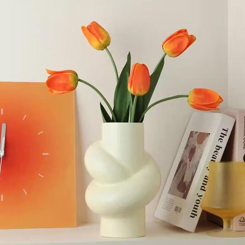 Unique Twist Knots Silicone Mold for DIY Vase Flower Arrangement Vase Resin Molds Desktop Decoration Table Centerpiece