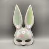 Glossy Electroplated Bunny Mask for Christmas and Halloween Parties