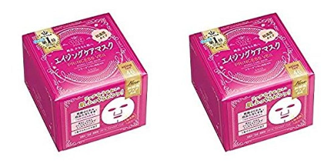 

Маска KOSE Clear Turn Princess Veil Aging Care Mask 46 листов x 2 набора [Набор элементов]