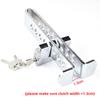 Car Anti-theft Device Clutch Lock Auto Brake Stainless Safety Lock Tool Accelerator Pedal Lock