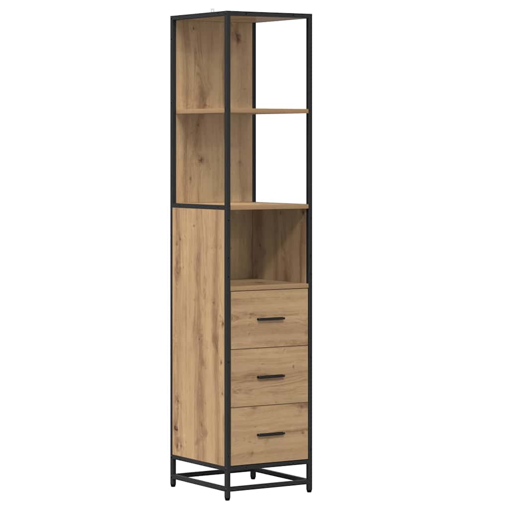 Bathroom Furniture Set 3 Pcs Artisan Oak 80 X 33 X 60 Cm