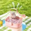 Pet Carriers Cage Portable Cage Hamster Bird Carrier Cage Outgoing Outdoor Travel Pet Hamster Cage with Water Bottle
