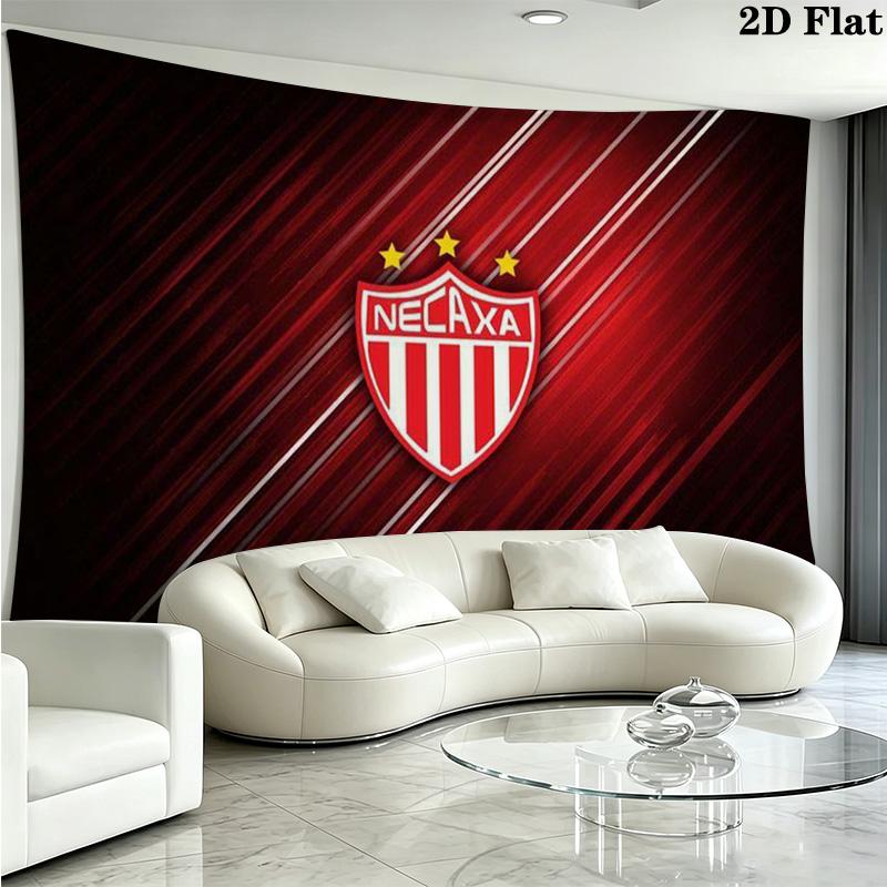Necaxa Fc Wall Tapestry Aesthetic Wall Hanging Printed Fabric Blanket Decorative Tapestries for Bedroom Living Room Home Decor