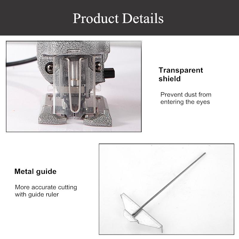 750W  Electric Jig Saw Variable Speed Woodworking Curve Saws with Cutting Blade