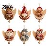 Christmas Angel Crochet Pattern DIY Kit, Make Hanging Ornament, Festive Craft Kits for Adults Kit Teens, Handmade Holiday Tree Decorations Easy