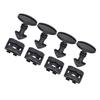 Bumper Towing Eye Hook Cover Clips Turn Lock Insert Kit Tow Bracket Cover Clip