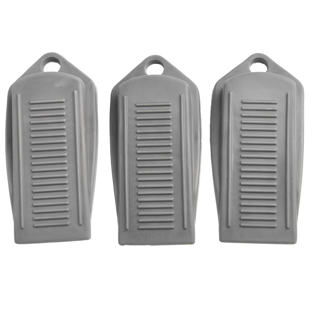 Door Stop Door Stopper Anti-collision Stopper Door Rear Retainer Reusable Shock Absorbent Wedge Doorstops Nail-free Waterproof