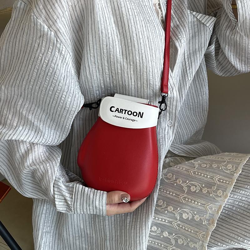 Unique Design Shoulder Cross Body Bags For Women Boxing Gloves Shape Small Handbag 2026 Latest Fashi Trends Casual Phe Bags