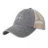 Four Stoic Virtues TEMPERANCE JUSTICE COURAGE WISDOM Compass Stoicism Cowboy Mesh Baseball Cap Custom Cap Hats For Unisex Womens