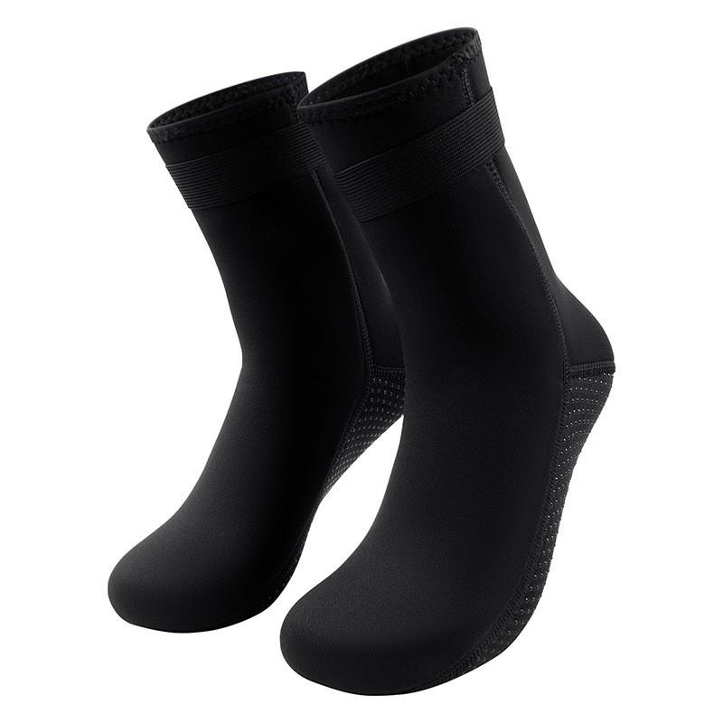 3mm Neoprene Dive Socks Snorkeling Surfing Water Sports Warm Thick Mid-Calf Anti-Slip Unisex
