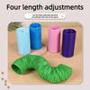 Flexible Retractable Hamster Tunnel, Corrugated Plastic Tube Toy, Bendable Hideout for Small Pets, Cage Accessories
