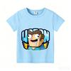 Wojans T-shirt s anime motivem, kulatý výstřih, dětské oblečení s krátkým rukávem, letní bavlněná trička, trička pro kluky a holky, dárek k narozeninám