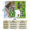 Fancy Pepes Frog  Flannel Blankets Winter  Soft Durable Bedding Throws for Child Bedroom Fluffy Bedspread Sofa Bed Cover