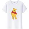Cute Summer Blouses White Tees Harajuku Tshirt Gothic Clothes Tops Cartoon Pooh Tigger Graphic T-shirt Unisex