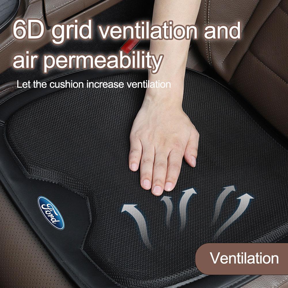 VCCO4 Car Breathable Anti-Slip Pad Seat Auto Accessories For Ford Fiesta Mondeo Fusion Explorer Mustang Escape Edge Ecosport Kuga ST lmjp0