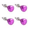 1Pz/4Pz 22mm Universale Auto Pulsante a Pressione Kit Perni Cofano Alluminio Rilascio Rapido Blocco Paraurti Targa Clip di Blocco
