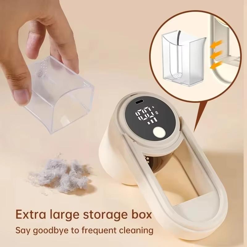 USB Rechargeable Fabric Shaver Portable Lint Remover Clothes Blanket Fuzz Cutter LED Display Household Sweater Trimming Machine