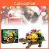 Planter 509pcs Turtles Flower Pots Building Blocks Toy Model Tabletop Gift Decor
