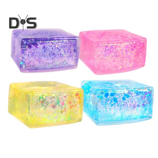 

4 шт. Игрушки для снятия стресса, блестящие кубики льда, шарики для снятия стресса, сенсорные шарики для взрослых и детей, забавный сжимаемый мяч, симпатичный кубик для снятия стресса, красочная декомпрессия 4pcs