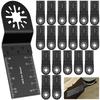20/5 Stück Oszillierendes Multitool Sägeblatt Bi-Metall Sägeblätter Set Professionelles Holz/Metall Universell Schnellwechsel Multitool Oszillier
