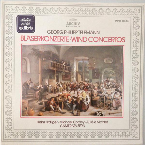 

LP Record GEORG PHILIPP TELEMANN HEINZ HOLL Wind Concertos 2533454 Germany Classical Used