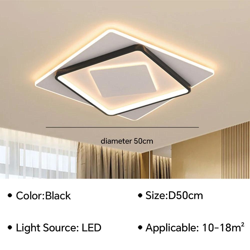 Modern LED Ceiling Chandelier Lamp For Living Dining Study Room Bedroom Kitchen Aisle Home Decor Indoor Lighting Fixture Luster