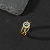 Teufelsauge Öffnungsringe Retro Fingerring Damen Party Schmuck Zubehör Geschenke