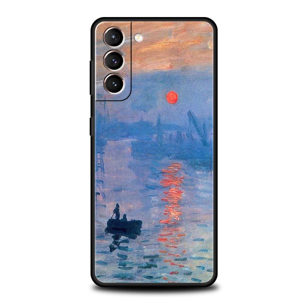 Garden Paint Art Vincent van Gogh Phone Case For Samsung Galaxy S25 Edge S24 S23 S22 S20 Ultra S21 FE 5G S10 Plus Soft TPU Cover
