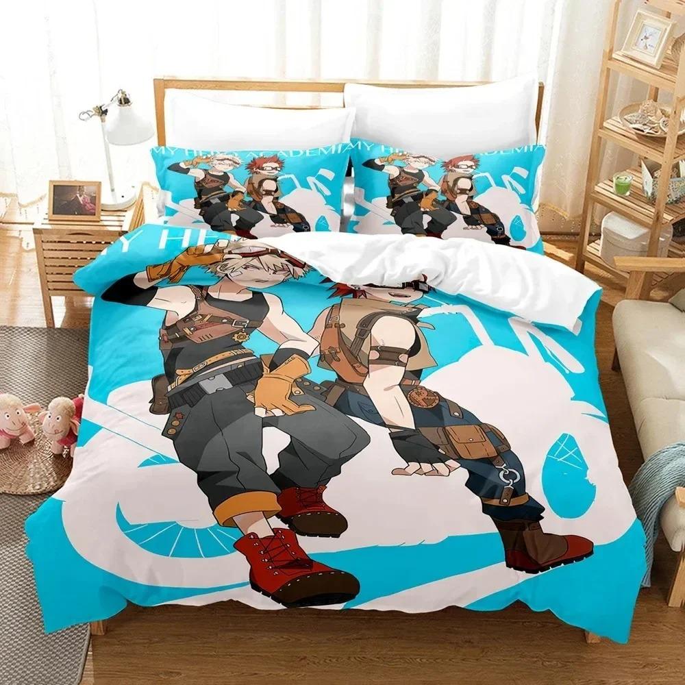 Comforter New My Hero Academia Bedding Set For Bedroom Soft Modern S Comefortable Kids And