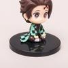 5 Stück/Set Demon Slayer Q Version Sitzende Figur Spielzeug Anime Kimetsu no Yaiba Tanjiro Nidouzi Inosuke Zenizu PVD Figur Modell Puppe