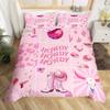 Bedding Set Digital Print Comfortable Duvet Cover for Home Bedroom Decoration, 1 Duvet Cover and 2pillowcase with Zippers