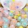 50Pcs DIY Accessories Charm Decorative Multicolor Cute Mini Flower Beads Ornament Jewelry Making Hairwear Accessories